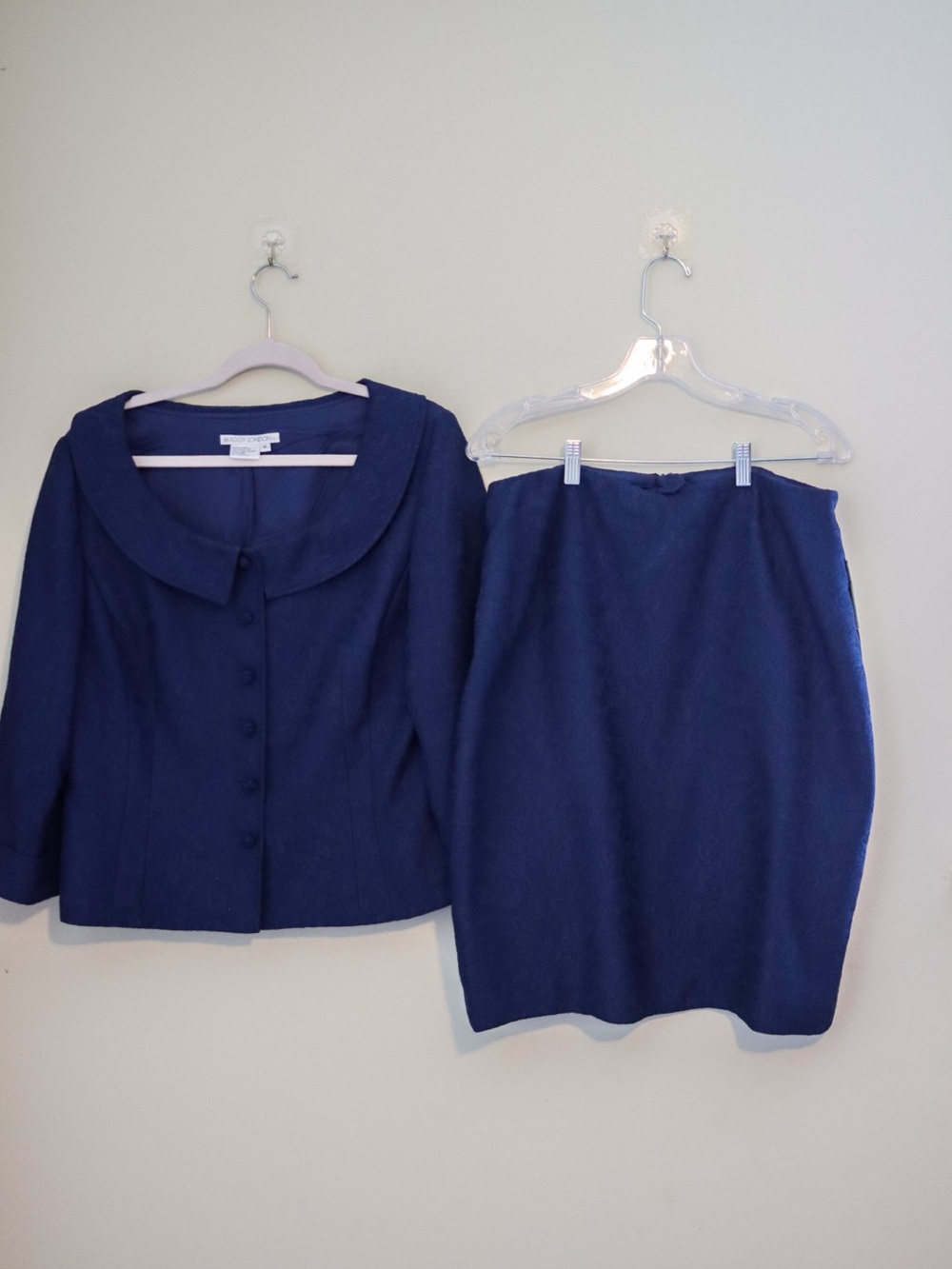 Maggy London Formal Navy Skirt and Top Set